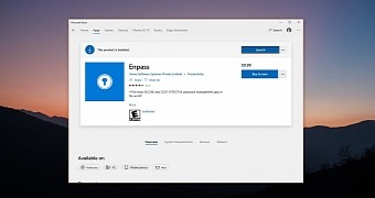 The Microsoft Store version of Enpass