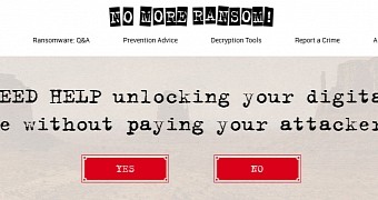 No More Ransom website