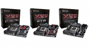 EVGA Intel X99 chipset-based motherboards