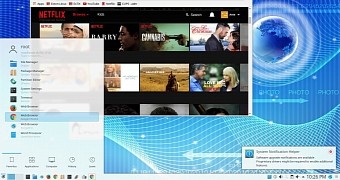 ExTiX 17.0 Desktop - KDE 4.16 – Netflix running