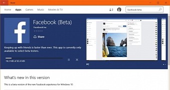 how try facebook beta windows 10