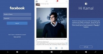 Facebook for Windows 10 Mobile (screenshots)