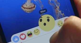 Facebook's emoji reactions