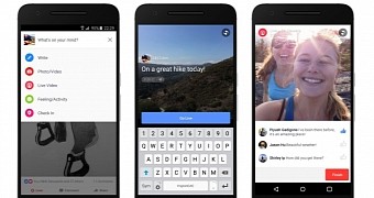 Facebook live video streaming
