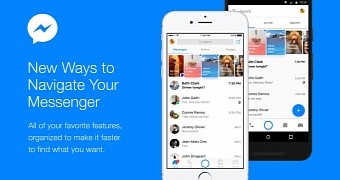 Facebook's new UI for Messenger