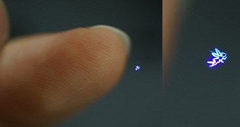 Fairies Become a Reality With Floating Plasma Display