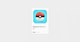 Fake Pokemon Go app on the Google Play Store
