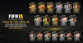 FIFA 15 is getting a new Team of the Week pack