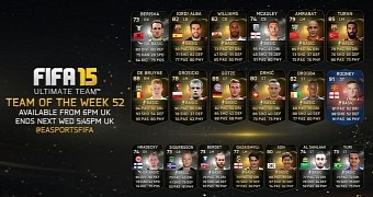 Wayne Rooney is the 12th man in the new FIFA 15 Team of the Week