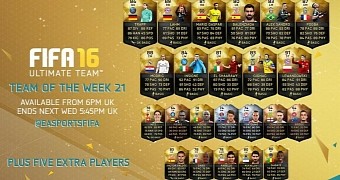 FIFA 16 adds more stars in the new Team of the Week