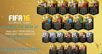 Ibrahimovic leads the new FIFA 16 Team of the Week