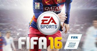 Lionel Messi is ready to celebrate in FIFA 16