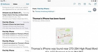 The man says his iPhone is somewhere inside the police station