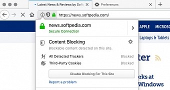 Firefox enhanced tracking protection