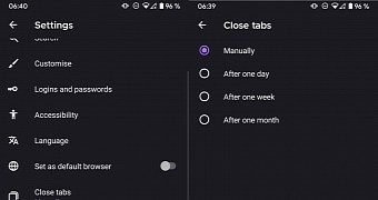 New tab options in Firefox for Android