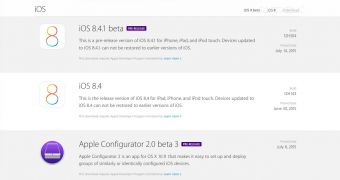 First Beta of Apple's iOS 8.4.1 Operating System Is Now Available for Download