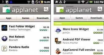 Applanet app store distributing pirated Android apps