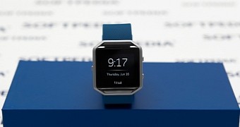 Fitbit Blaze, one of the default faces