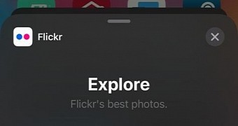Flickr widget for iPhone