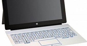 Potential e-paper cover for the Surface