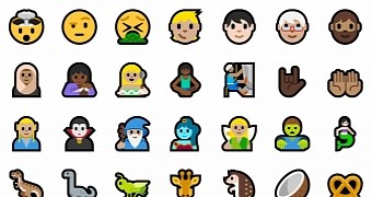 Some of the new emoji that are part of the latest build