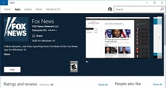 Fox for Windows 10 in the store