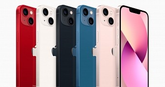 The iPhone 13 color lineup