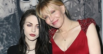 Frances Bean Cobain and mother Courtney Love, at the premiere of the documentary "Kurt Cobain: Montage of Heck"