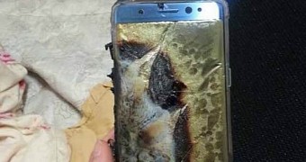 Damaged Galaxy Note 7