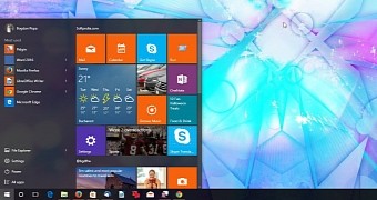 Gallery: Windows 10 Start Menu with 4 Columns of Live Tiles