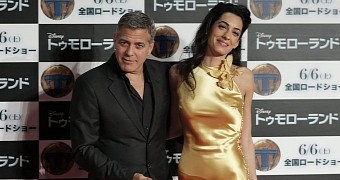 George Clooney and wife Amal at the premiere of his latest film, "Tomorrowland," Disney's biggest flop in 2 years