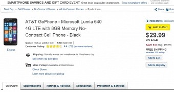 Lumia 640 at Best Buy