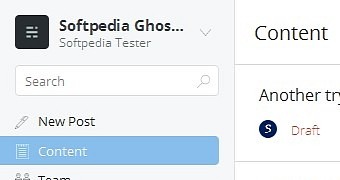 Ghost is an open source blogging platform