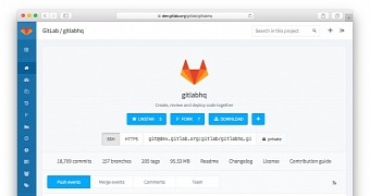 GitLab project view