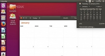 GNOME Calendar in Ubuntu 16.04 LTS daily build