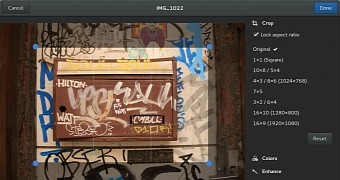 Editing images with GNOME Photos 3.20
