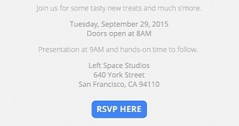 Google launch event invitation