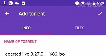 Torrent client LibreTorrent
