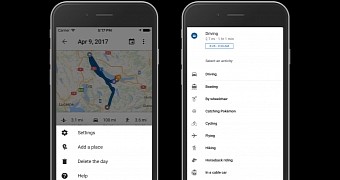 Maps Timeline for iOS