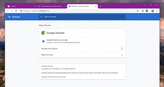 Google Chrome 74 on Windows 10
