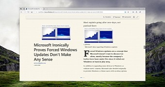 Reading view in Microsoft Edge