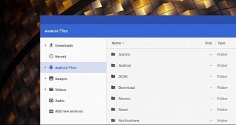 Managing Android files in Chrome OS