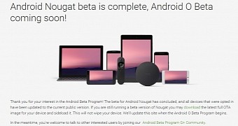 Android O Beta Program announcement