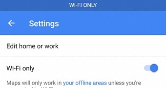 WiFi Only mode in Google Maps