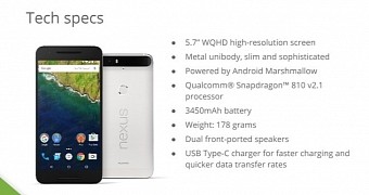 Google Nexus 6P Presentation Slides Confirm Specs, Metal Body
