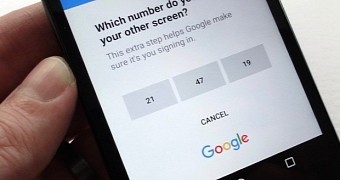 Google sign-in prompt