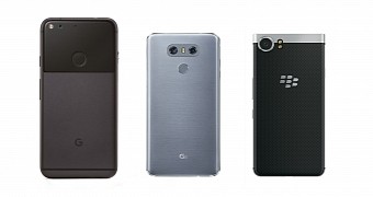 Google Pixel XL vs. LG G6 vs. BlackBerry KEYone