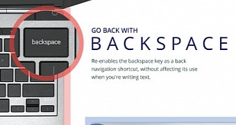 Go Back With Backspace Chrome extension