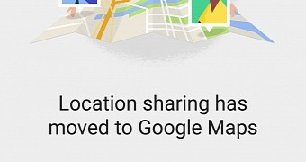 Google+ location sharing moved to Google Maps