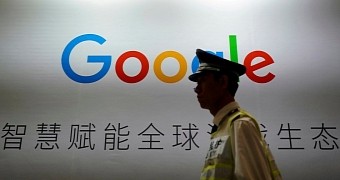 Google logo in China